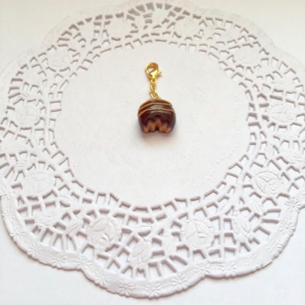 Miniature Food Jewelry Truffle Charm